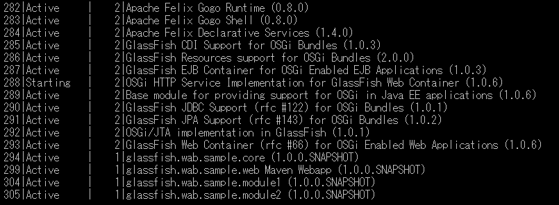 GlassFish OSGi-JavaEE（二）