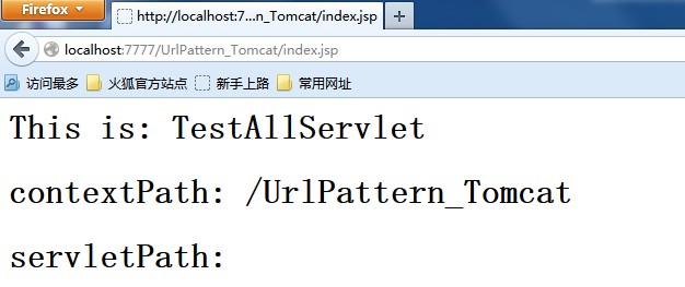 Servlet容器Tomcat中web.xml中url-pattern配置详解