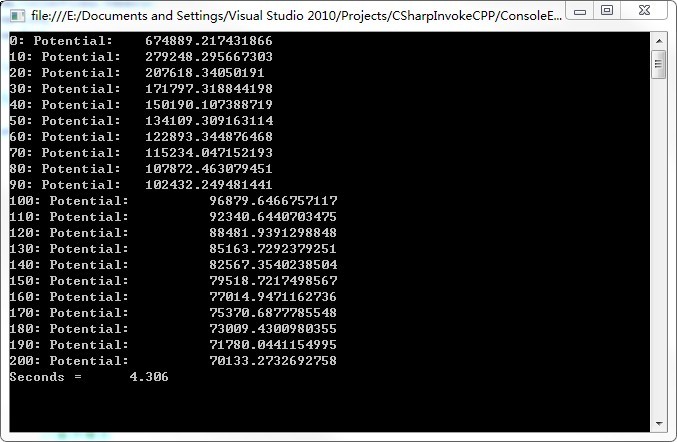 C#/C++/CLI运行效率测试之二 Native C++调用Native C++ DLL