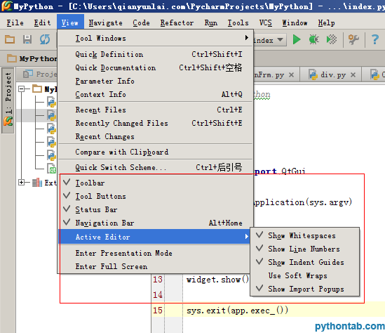 Python开辟对象PyCharm天性化设置备份