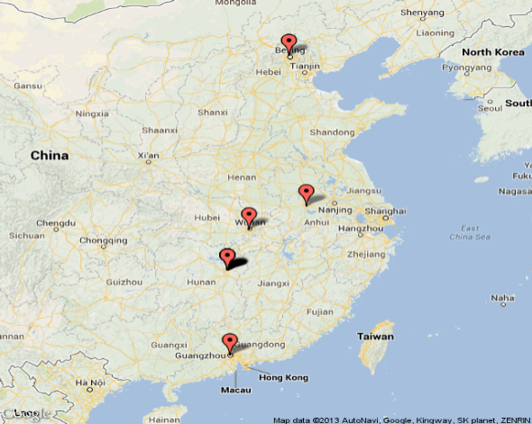 用R语言查询ip经纬度及google地图标注