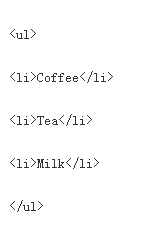 <ul>标签
