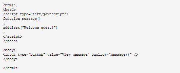 javascript基础教程_学会使用JavaScript Try...Catch 语句