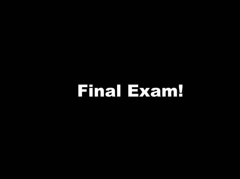 Final Exam Practice代写